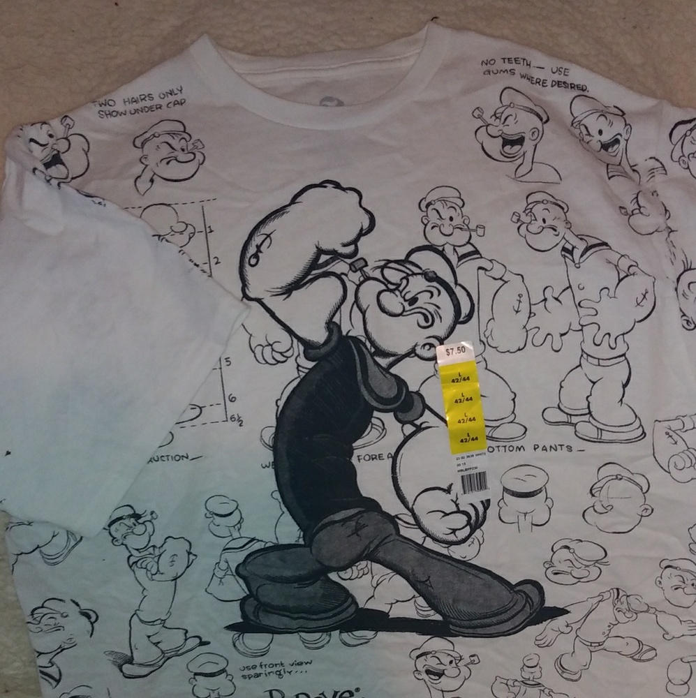 Men's Popeye shirt